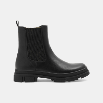 حذاء تشيلسي أسود للفتيات